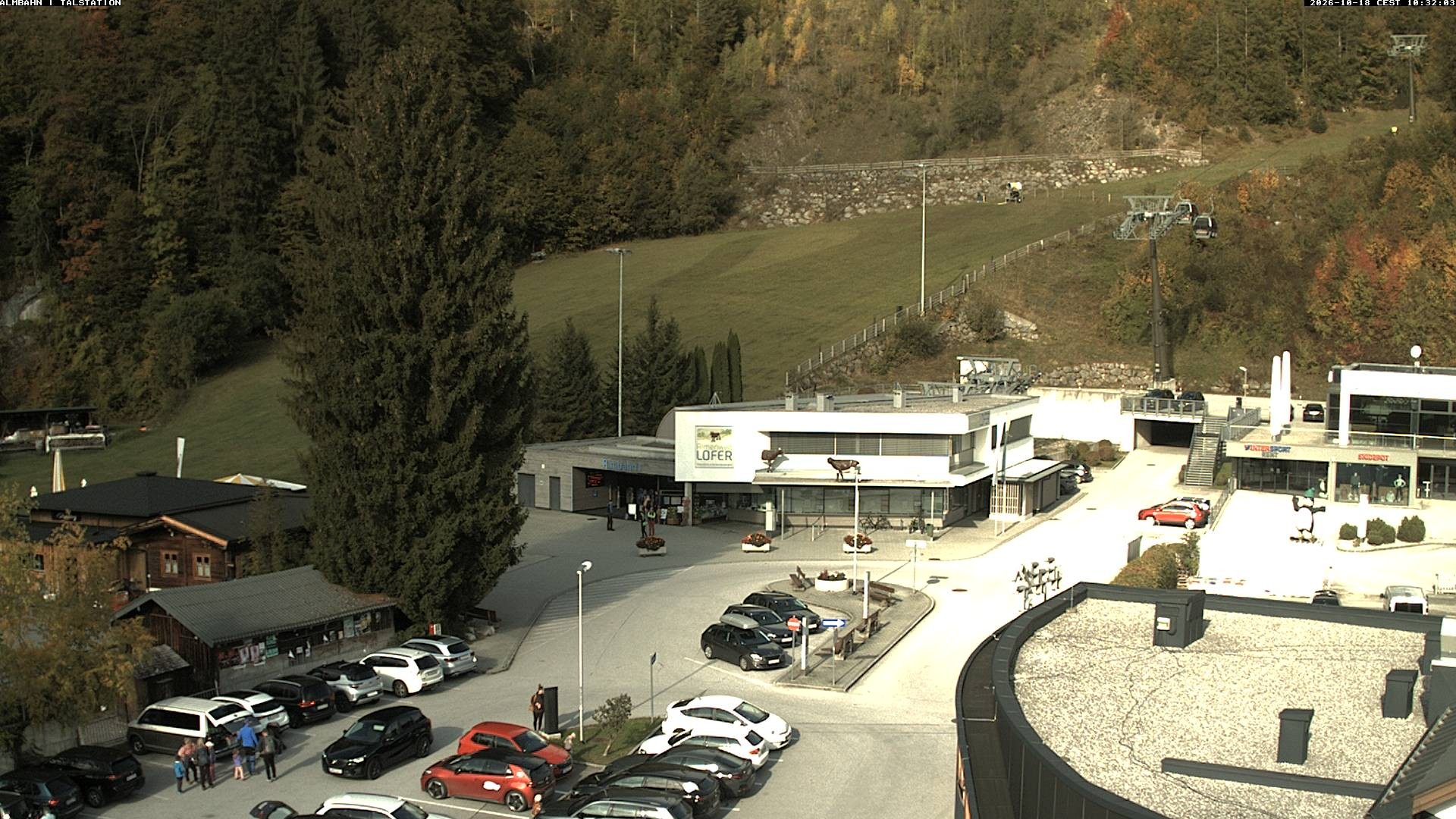 Archiv Foto Webcam Lofereralmbahn 1 - Talstation
