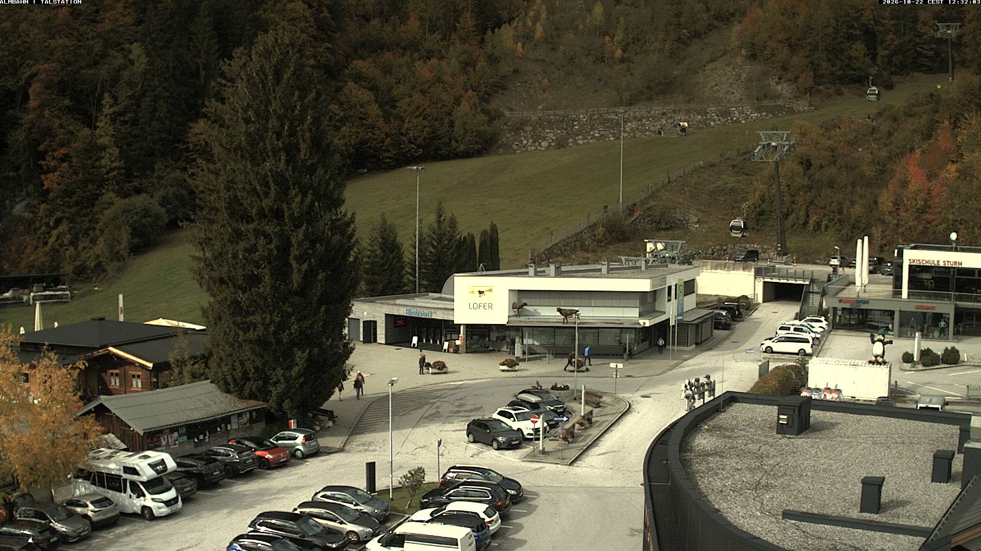 Archiv Foto Webcam Lofereralmbahn 1 - Talstation