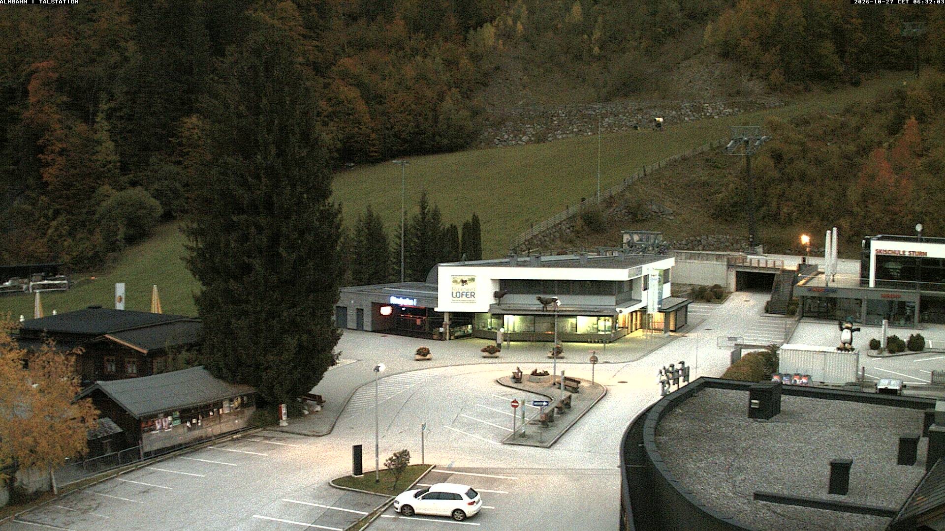Archiv Foto Webcam Lofereralmbahn 1 - Talstation