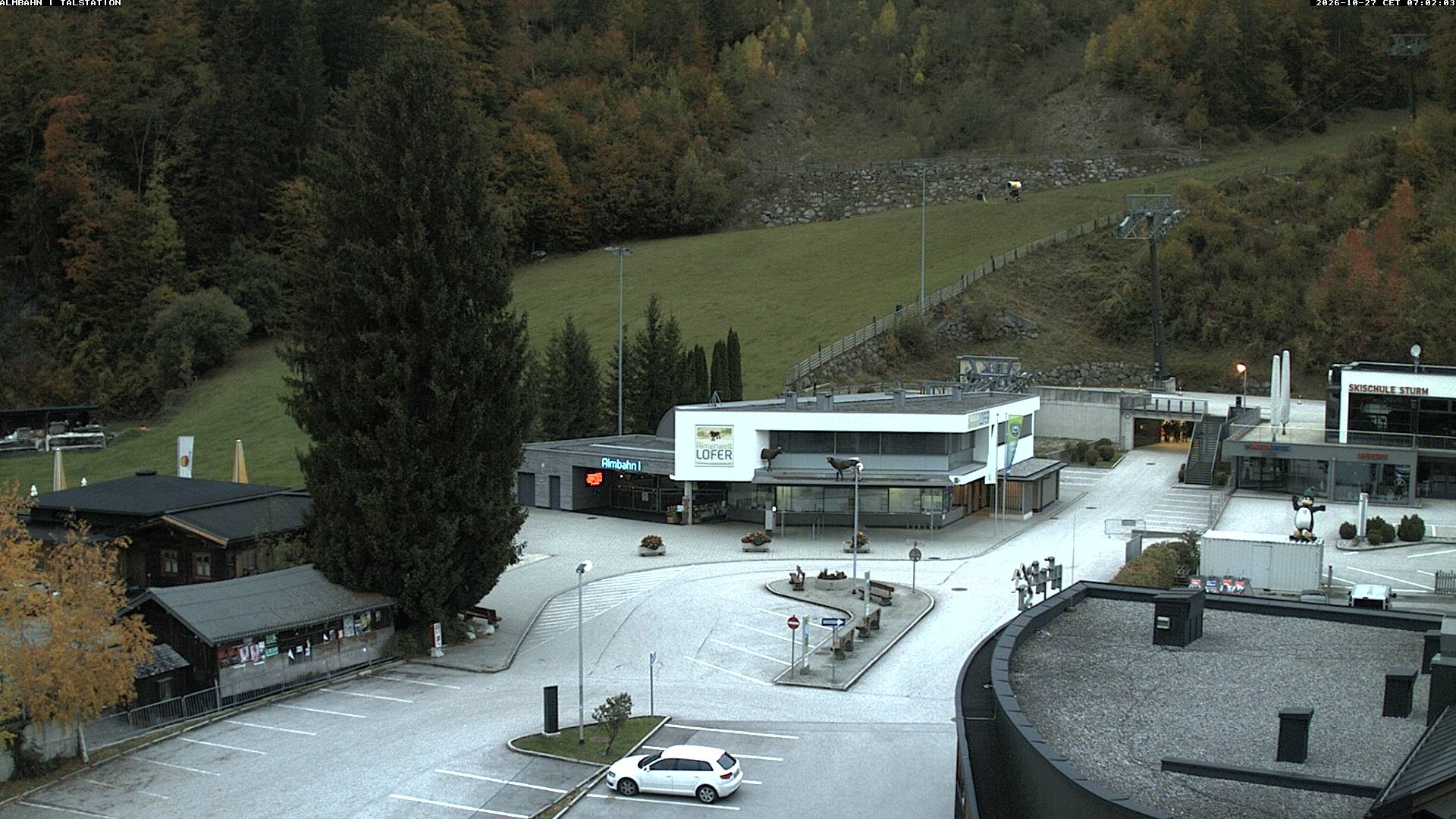 Archiv Foto Webcam Lofereralmbahn 1 - Talstation