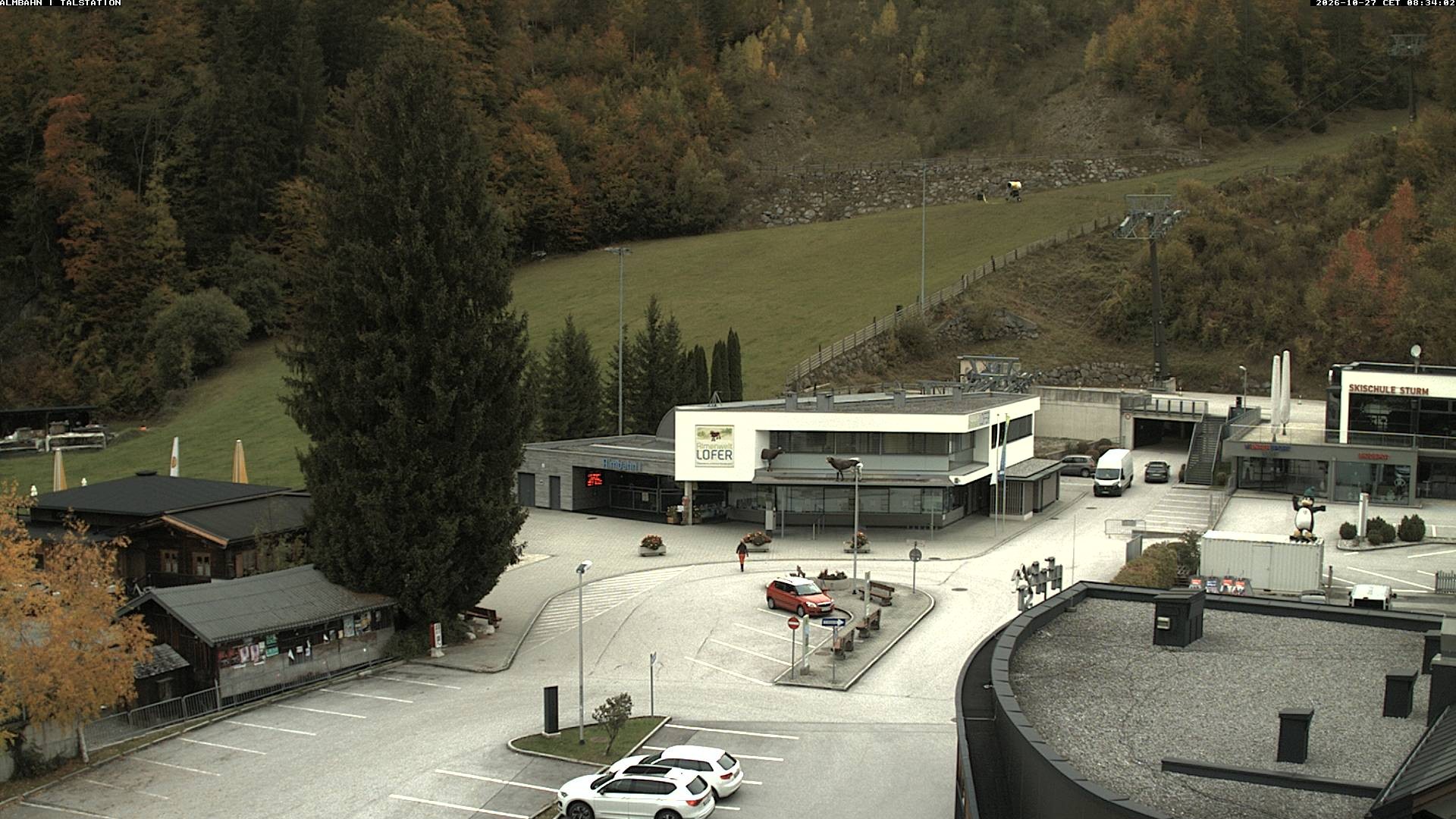 Archiv Foto Webcam Lofereralmbahn 1 - Talstation