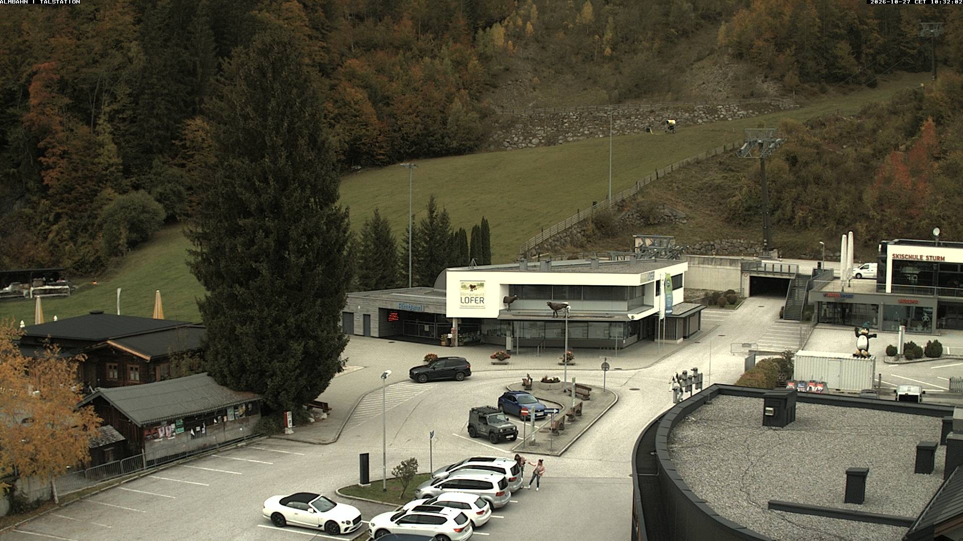 Archiv Foto Webcam Lofereralmbahn 1 - Talstation