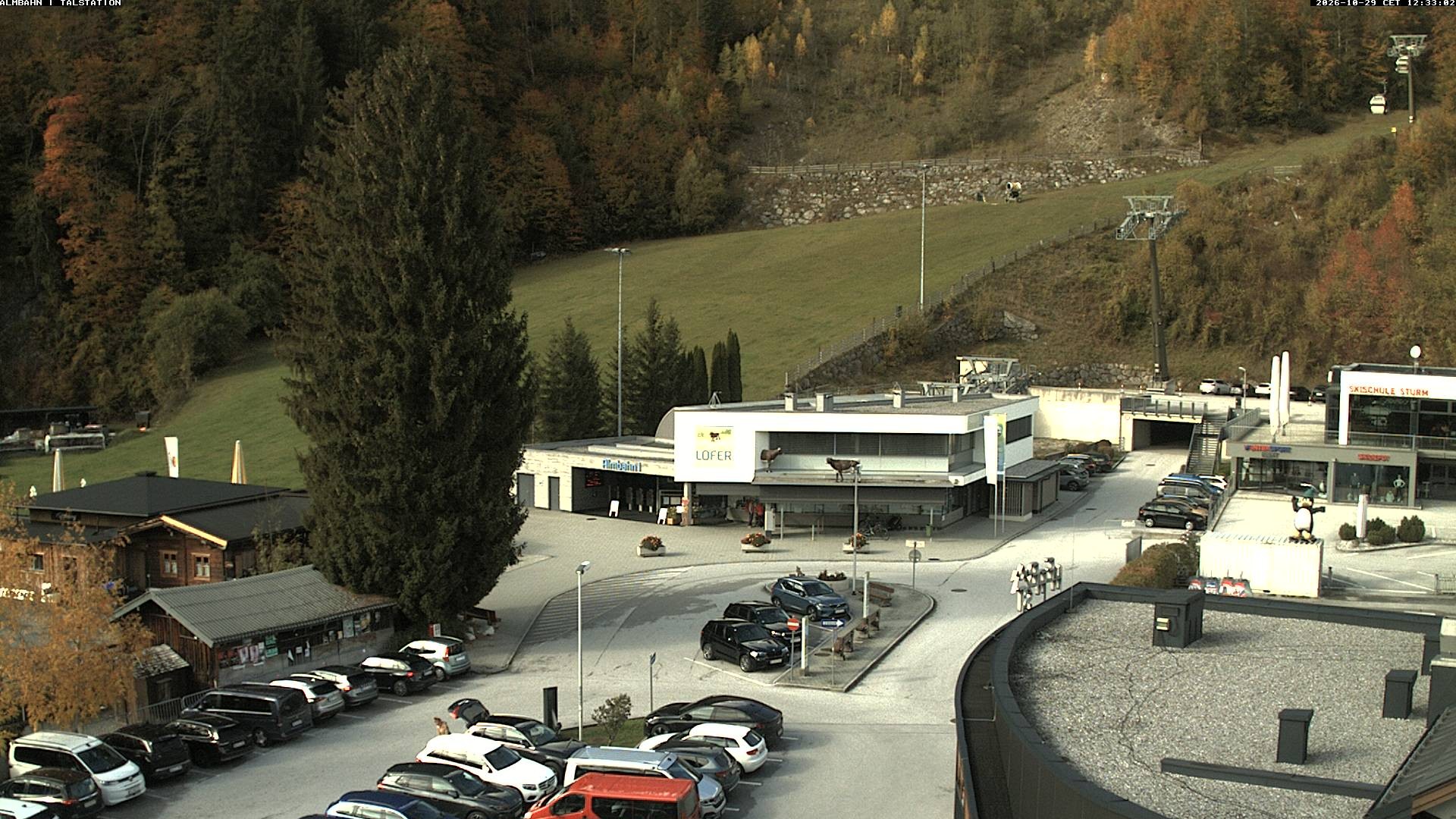 Archiv Foto Webcam Lofereralmbahn 1 - Talstation
