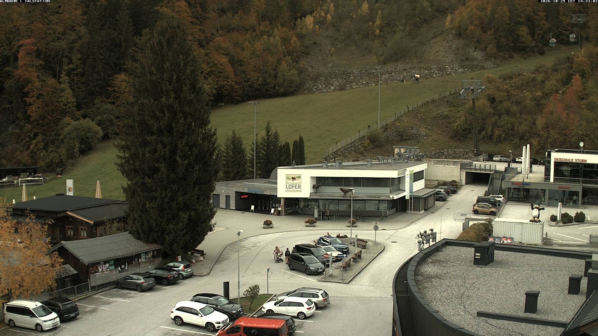 Archiv Foto Webcam Lofereralmbahn 1 - Talstation