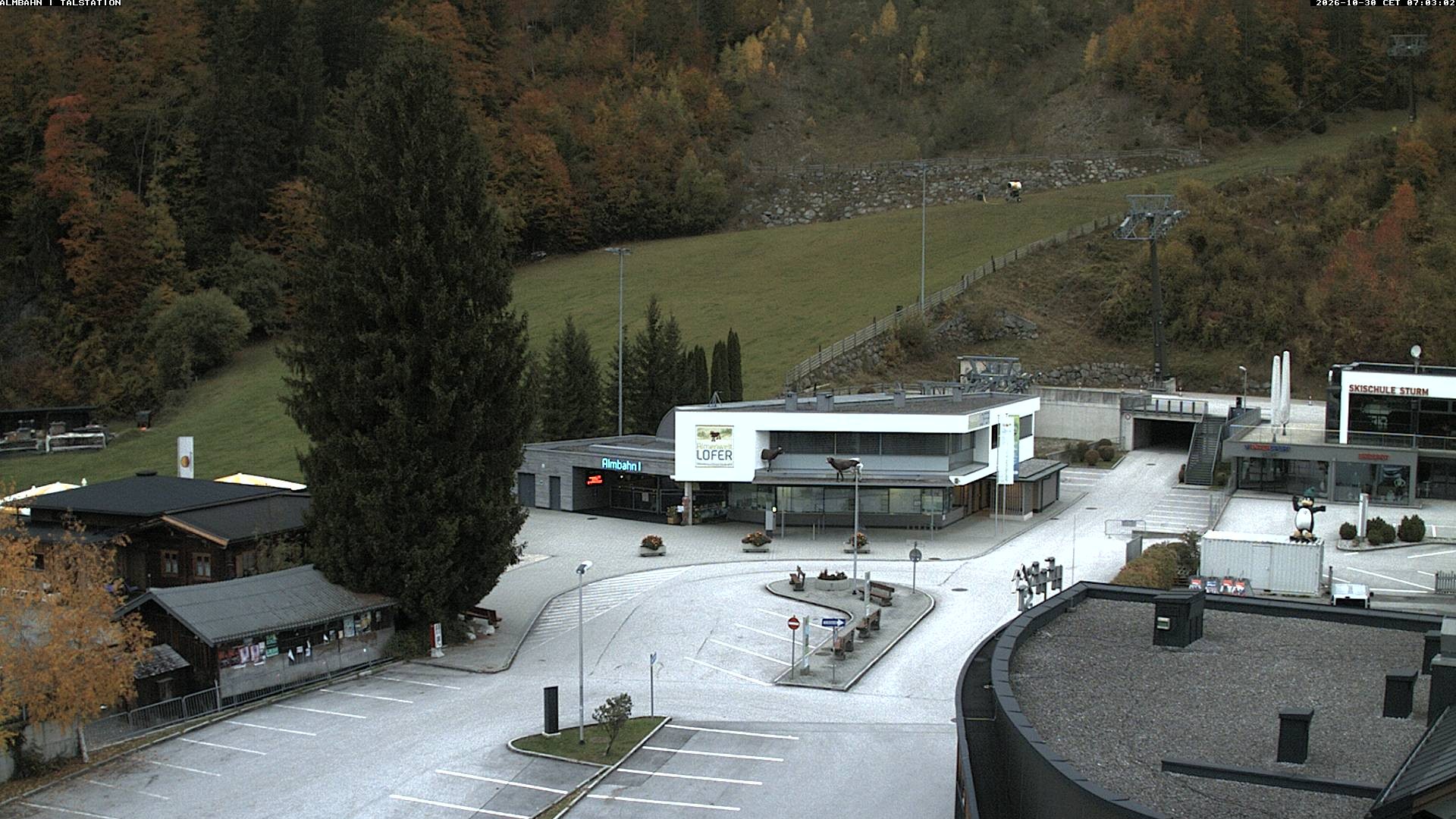 Archiv Foto Webcam Lofereralmbahn 1 - Talstation