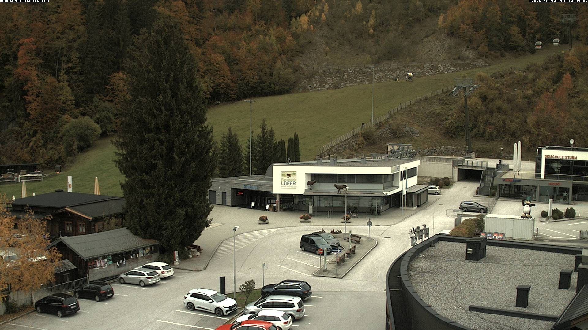 Archiv Foto Webcam Lofereralmbahn 1 - Talstation