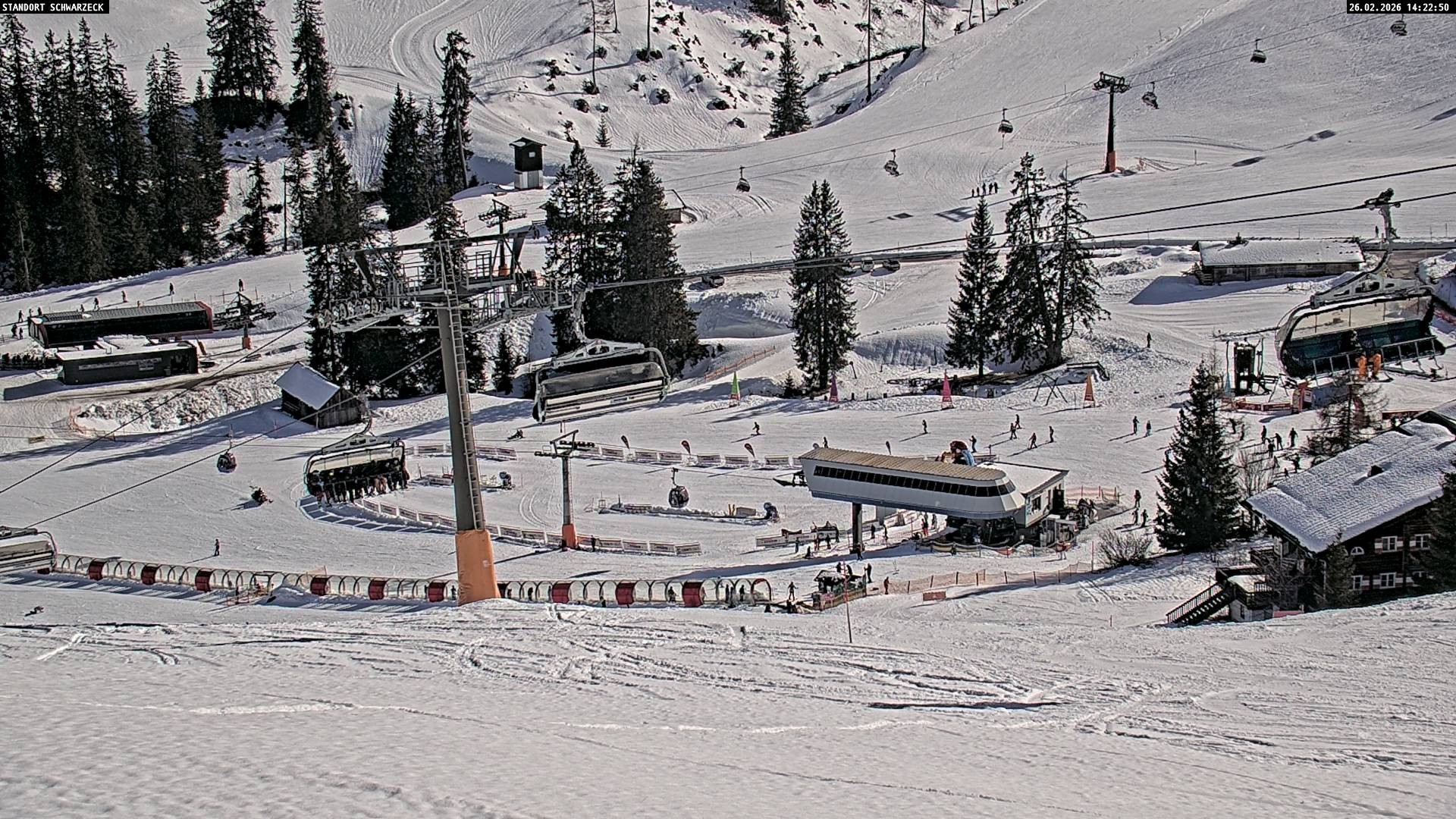 Archived image Webcam Family Express chairlift, Lofer
