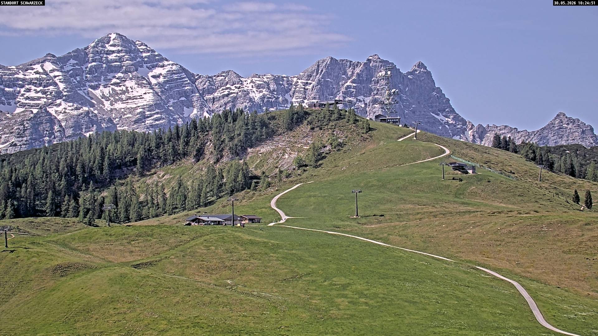 Archived image Webcam Family Express chairlift, Lofer