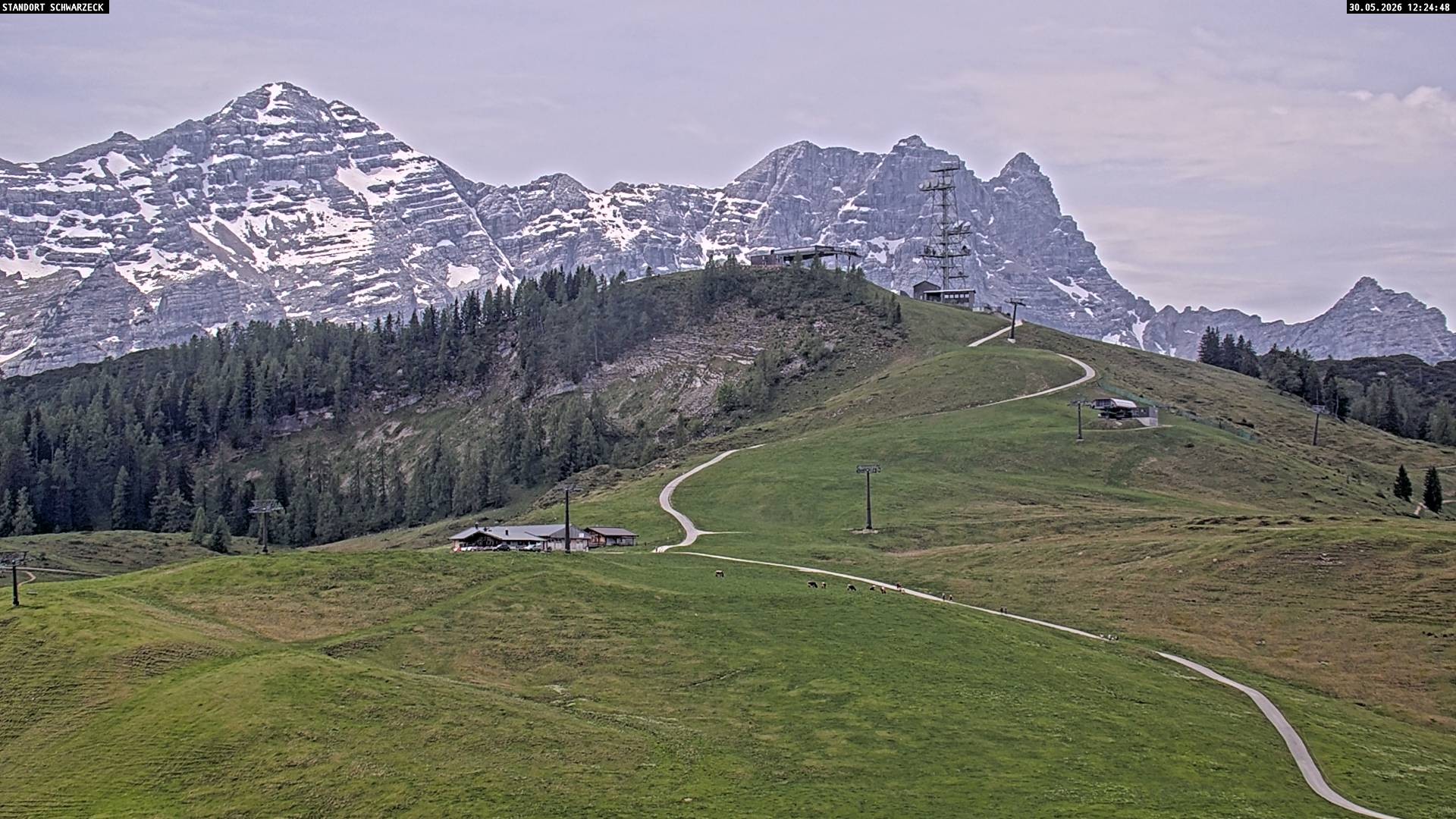 Archived image Webcam Family Express chairlift, Lofer