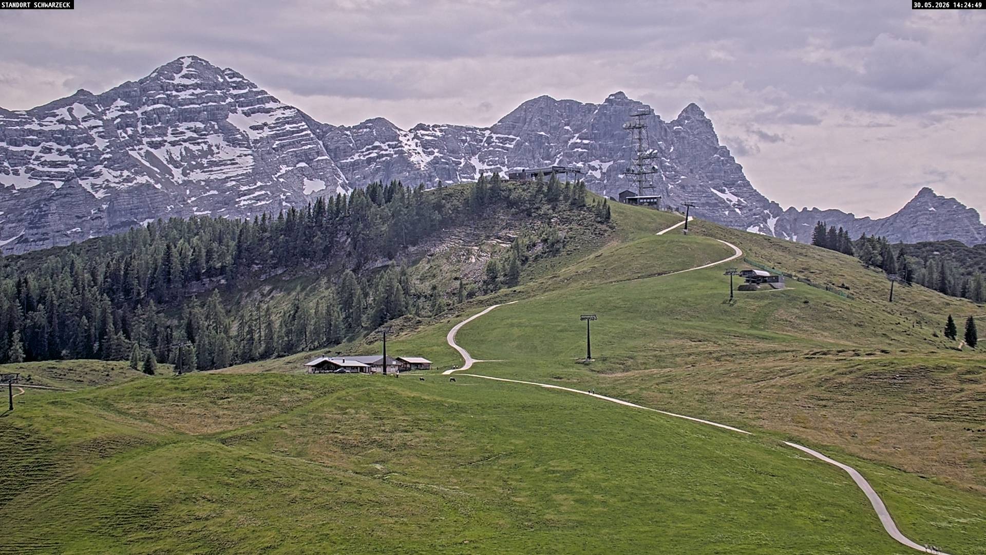 Archived image Webcam Family Express chairlift, Lofer