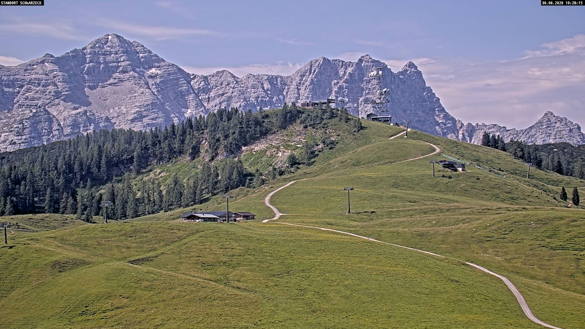 Archived image Webcam Family Express chairlift, Lofer