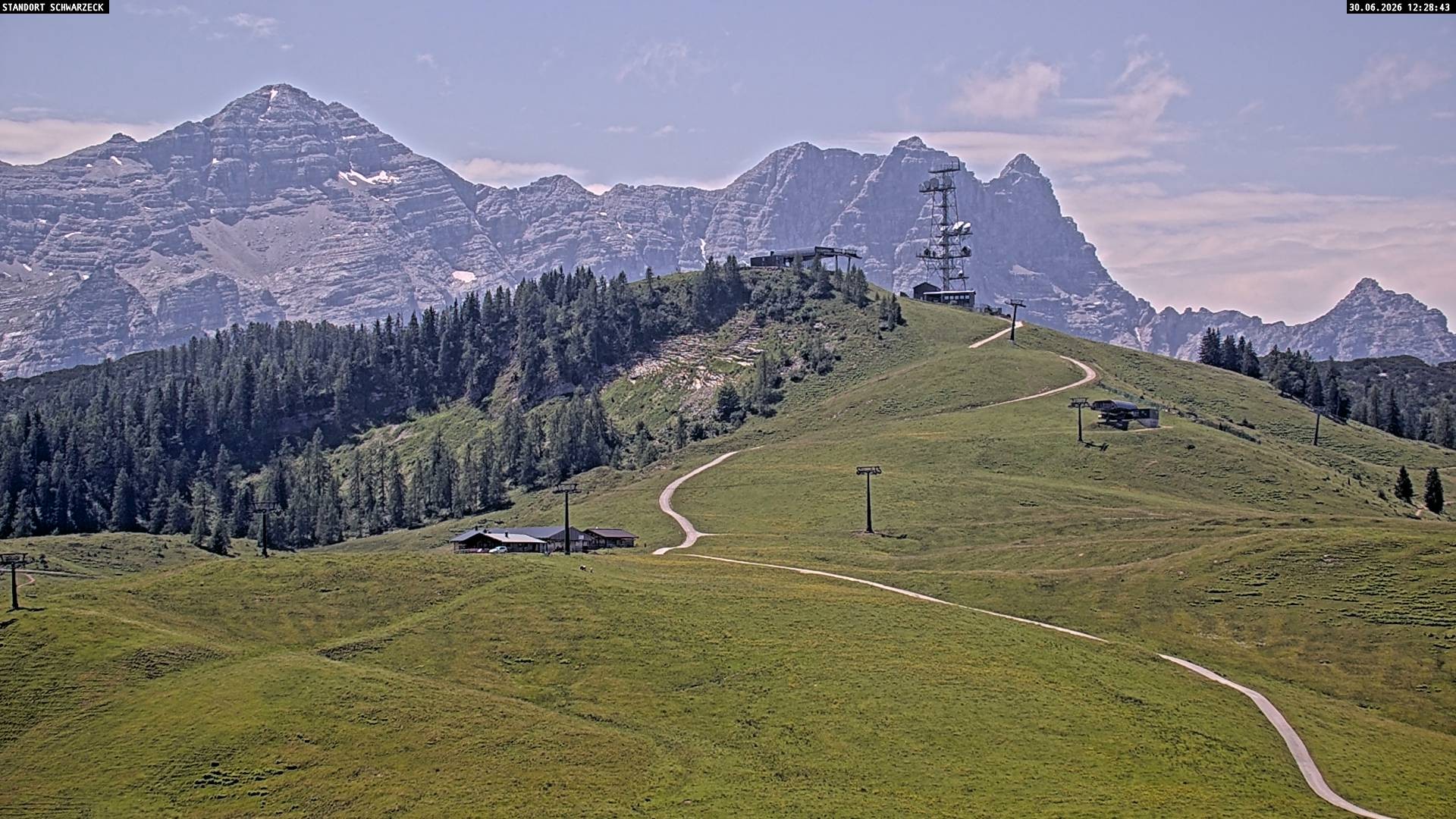 Archived image Webcam Family Express chairlift, Lofer