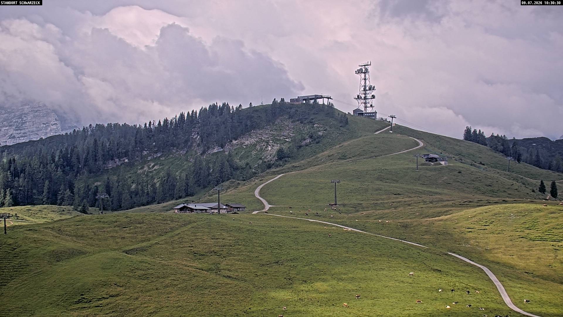 Archived image Webcam Family Express chairlift, Lofer