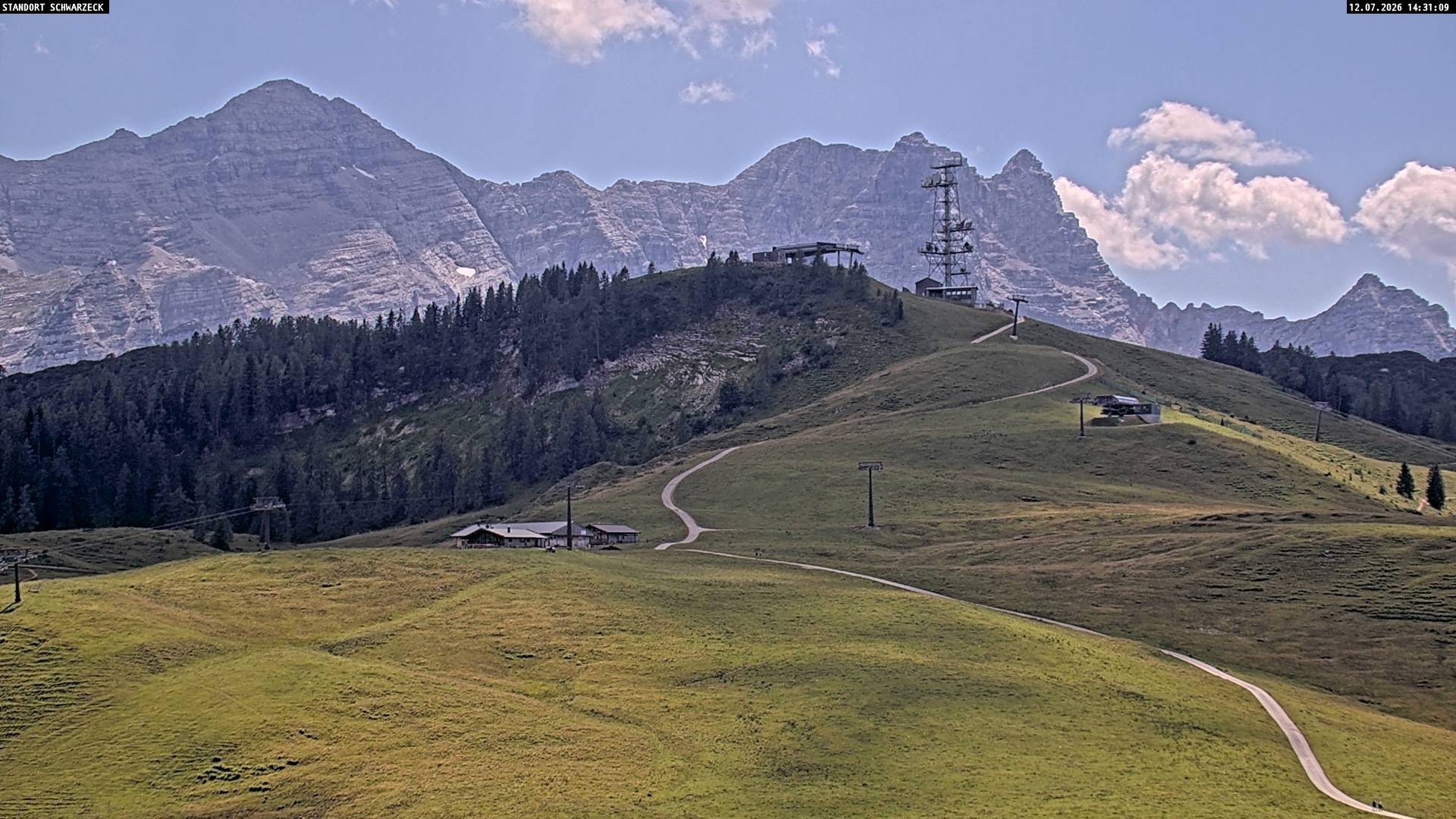 Archived image Webcam Family Express chairlift, Lofer