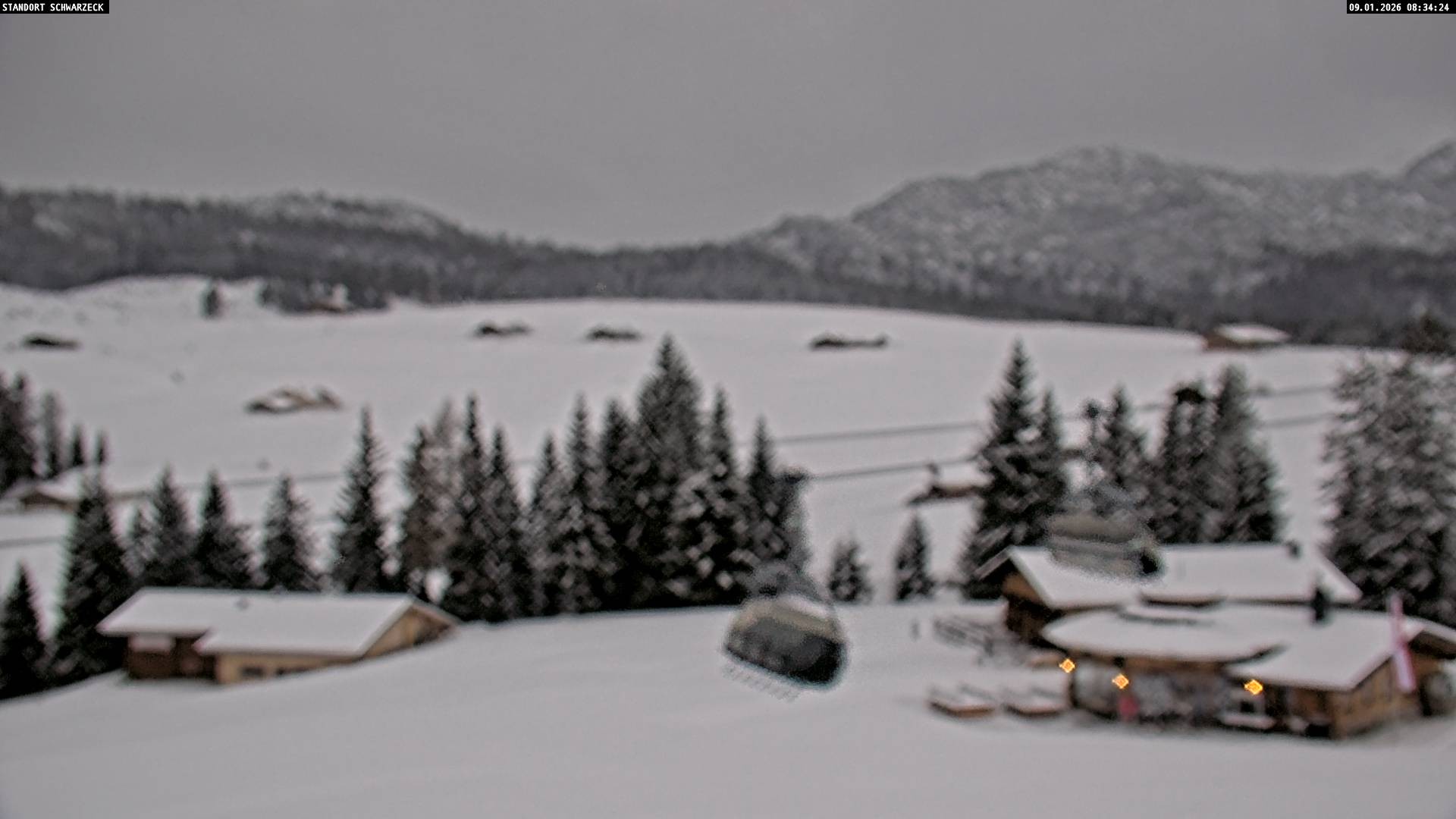 Archiv Foto Webcam Almenwelt Lofer: Rundwanderweg und Höhenloipe