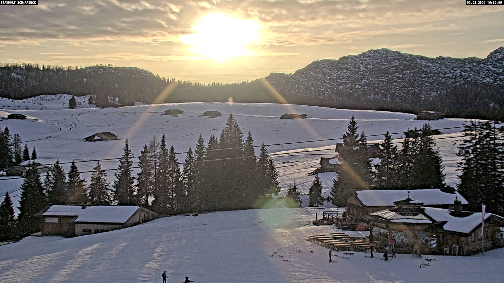 Archiv Foto Webcam Almenwelt Lofer: Rundwanderweg und Höhenloipe