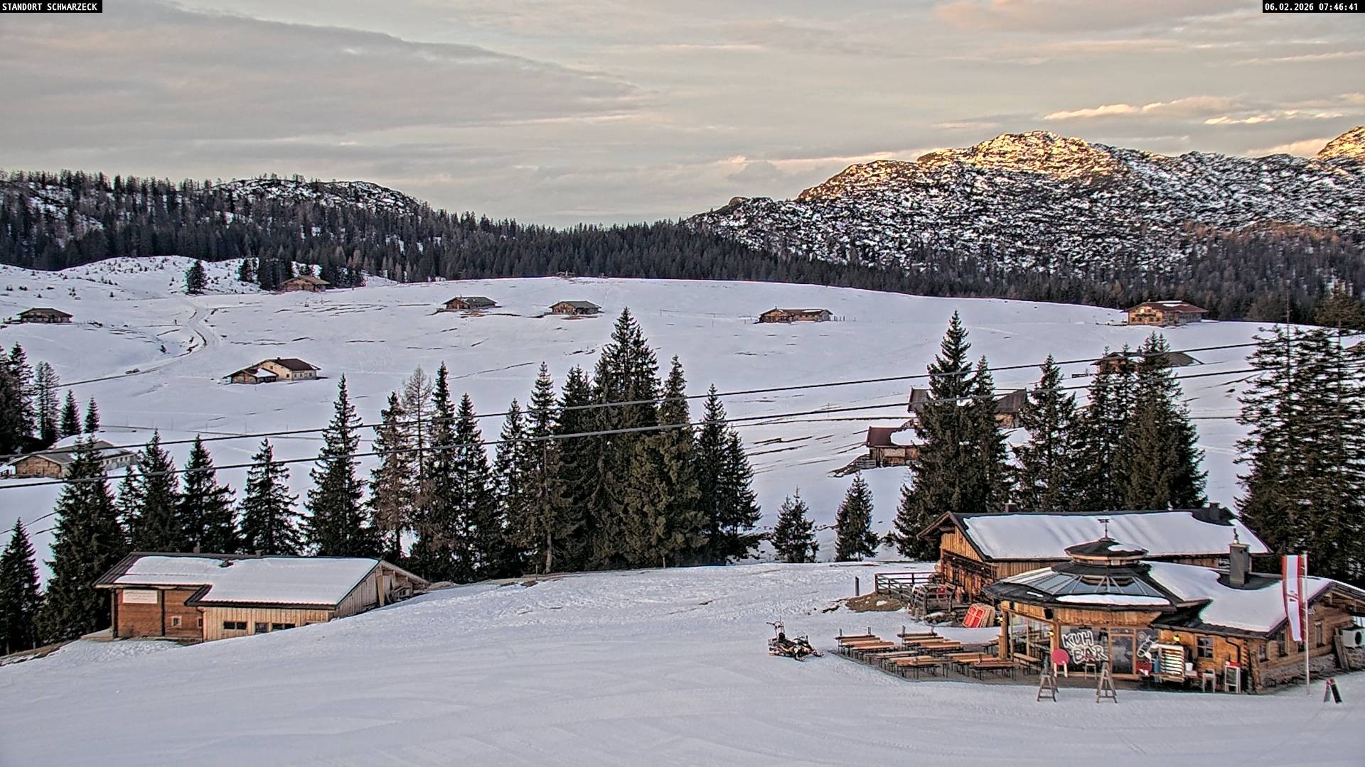 Archiv Foto Webcam Almenwelt Lofer: Rundwanderweg und Höhenloipe