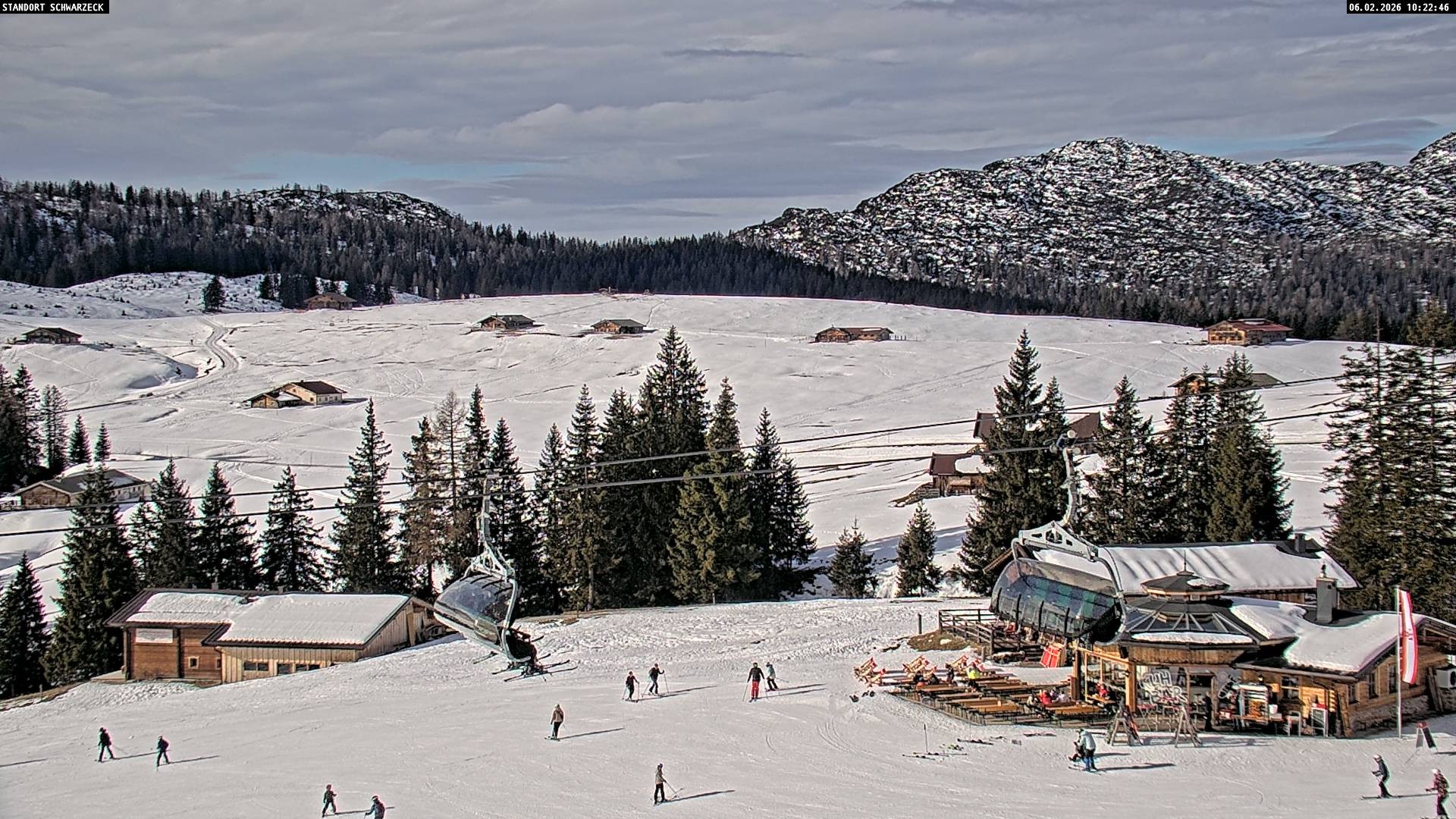 Archiv Foto Webcam Almenwelt Lofer: Rundwanderweg und Höhenloipe
