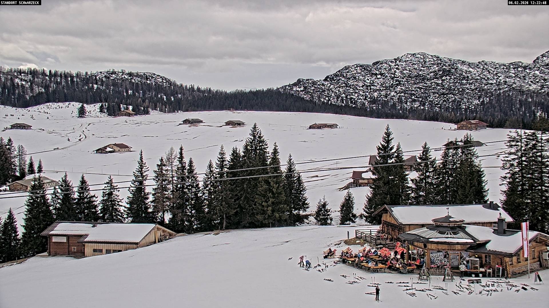 Archiv Foto Webcam Almenwelt Lofer: Rundwanderweg und Höhenloipe