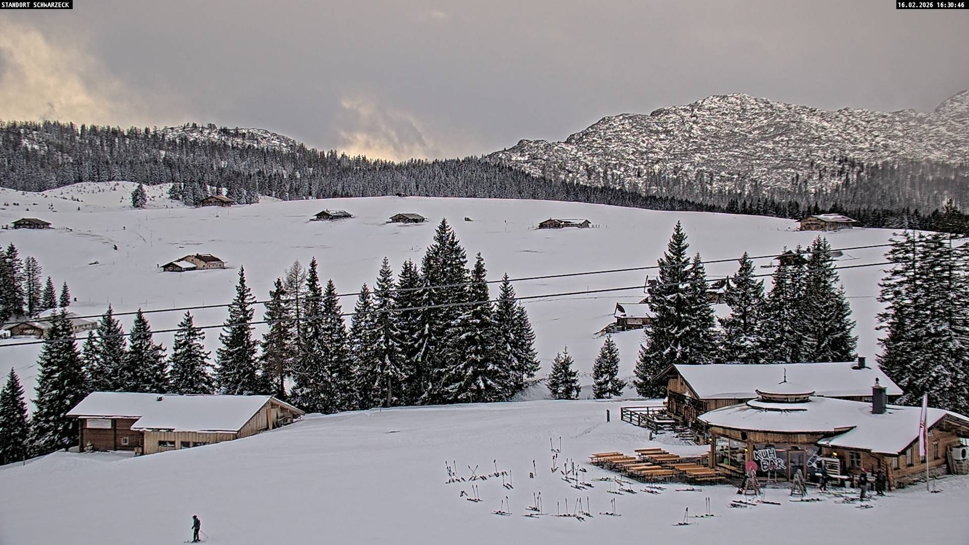 Archiv Foto Webcam Almenwelt Lofer: Rundwanderweg und Höhenloipe