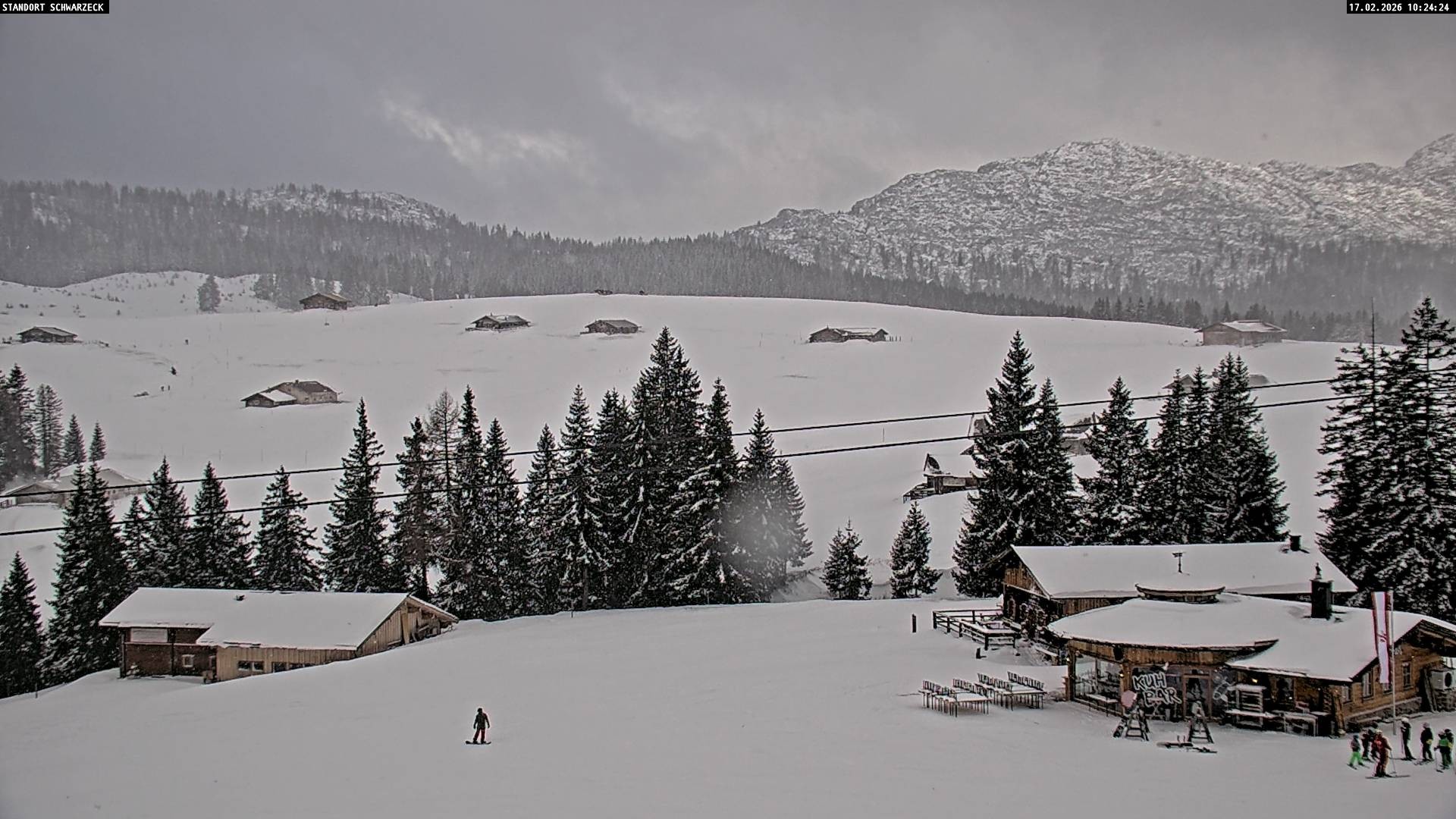 Archiv Foto Webcam Almenwelt Lofer: Rundwanderweg und Höhenloipe