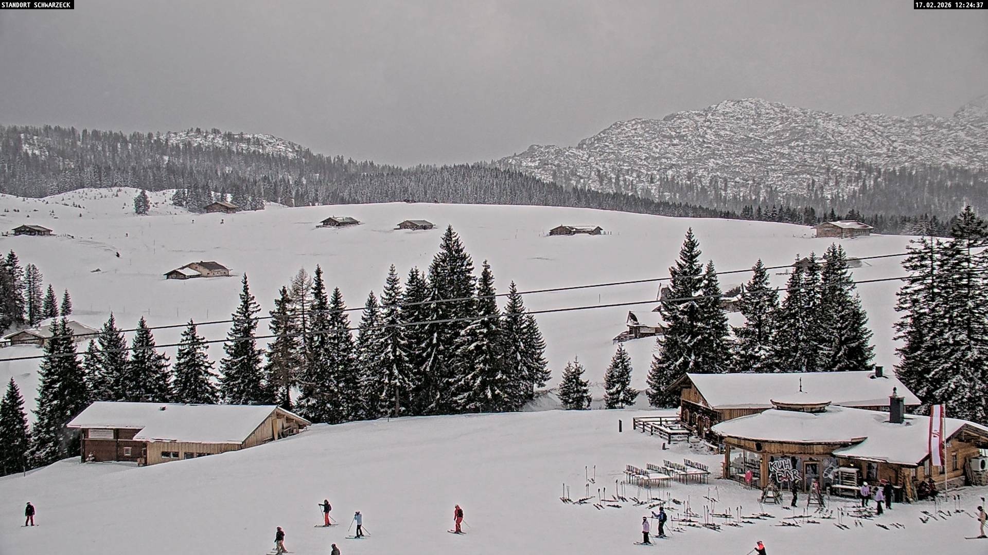 Archiv Foto Webcam Almenwelt Lofer: Rundwanderweg und Höhenloipe