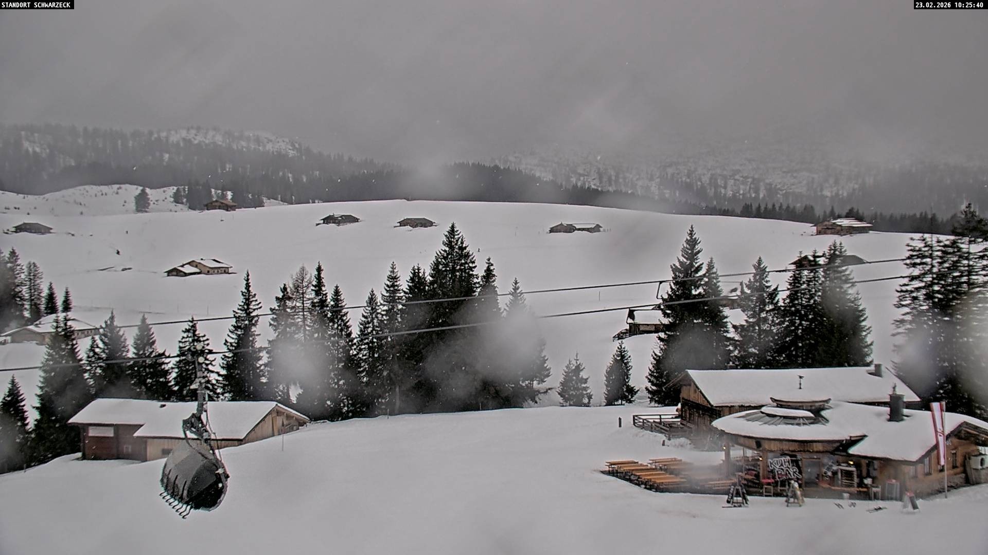 Archiv Foto Webcam Almenwelt Lofer: Rundwanderweg und Höhenloipe