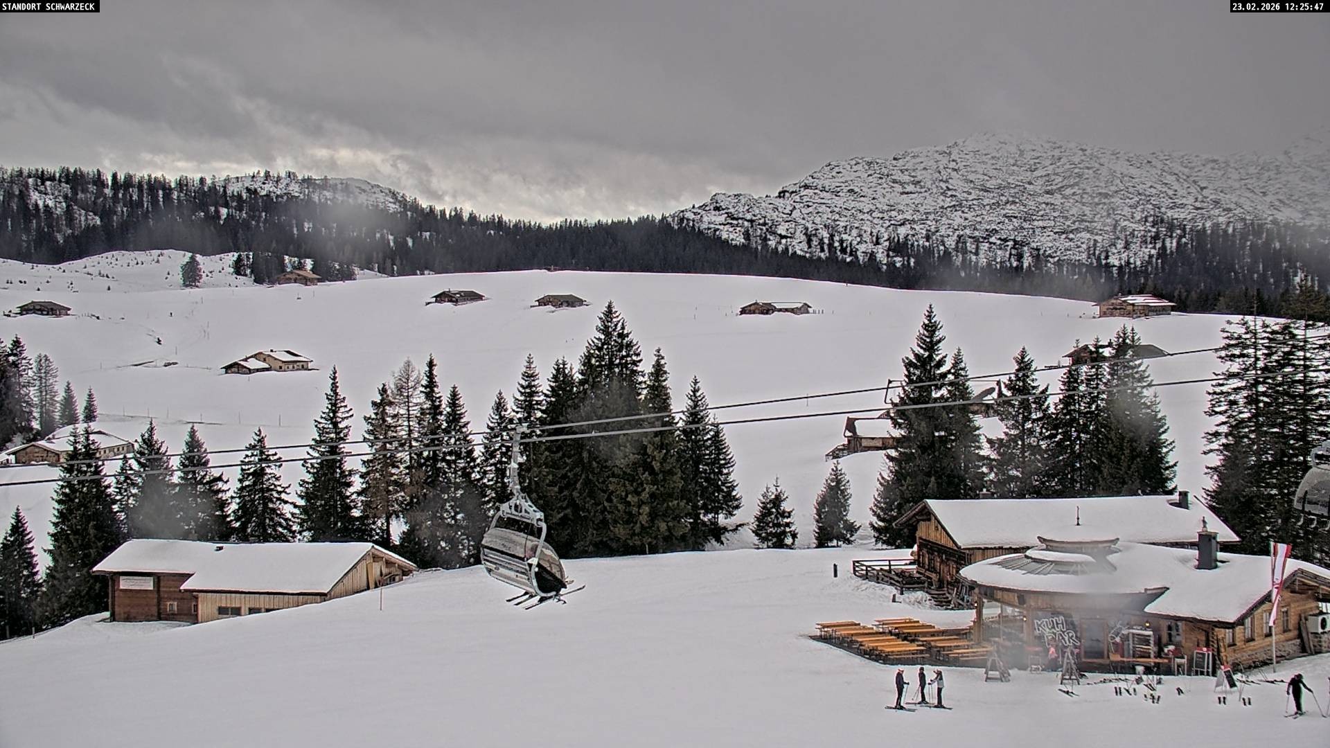 Archiv Foto Webcam Almenwelt Lofer: Rundwanderweg und Höhenloipe