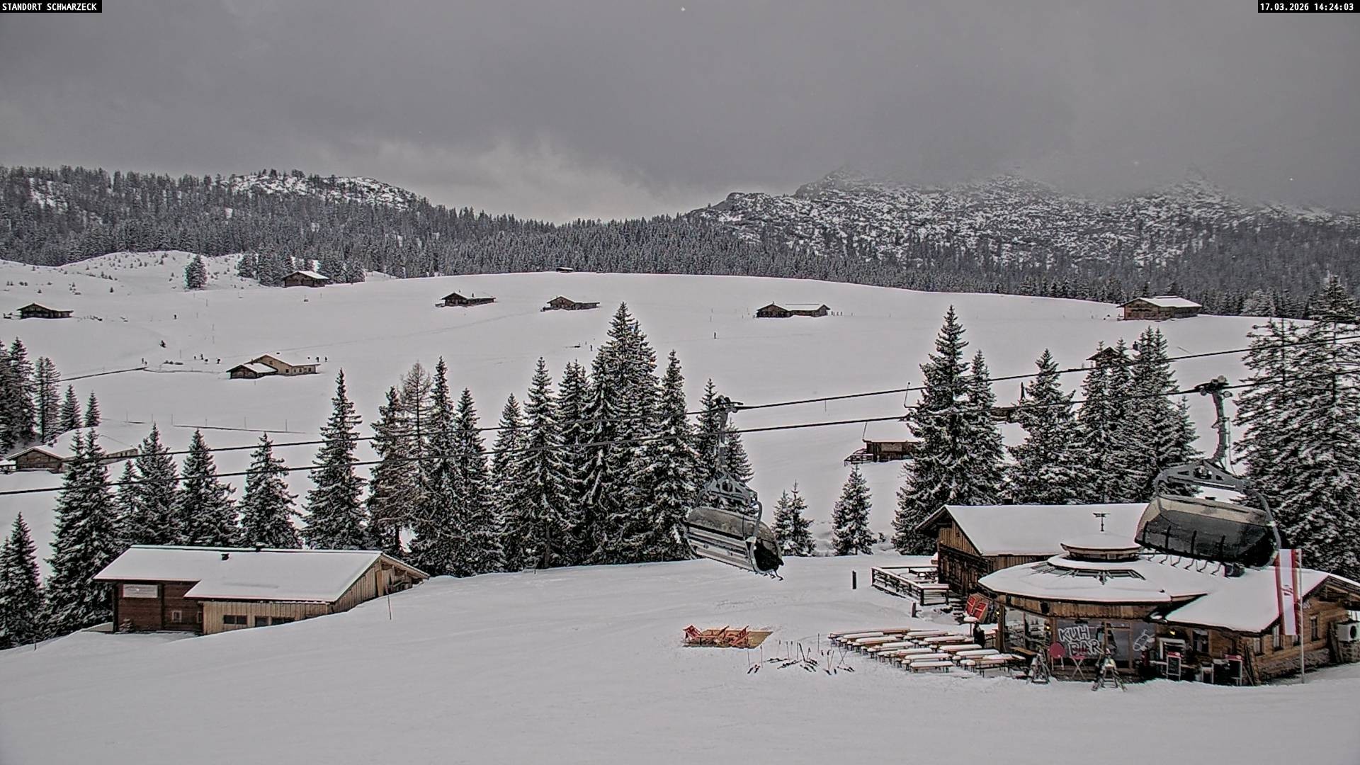 Archiv Foto Webcam Almenwelt Lofer: Rundwanderweg und Höhenloipe