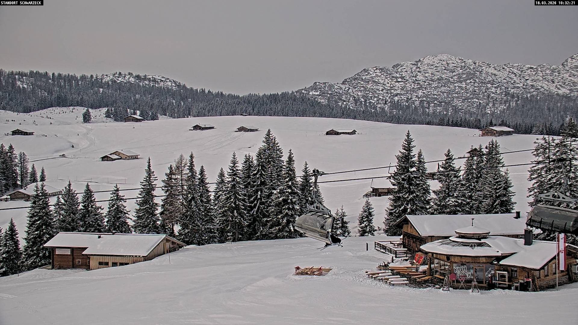 Archiv Foto Webcam Almenwelt Lofer: Rundwanderweg und Höhenloipe