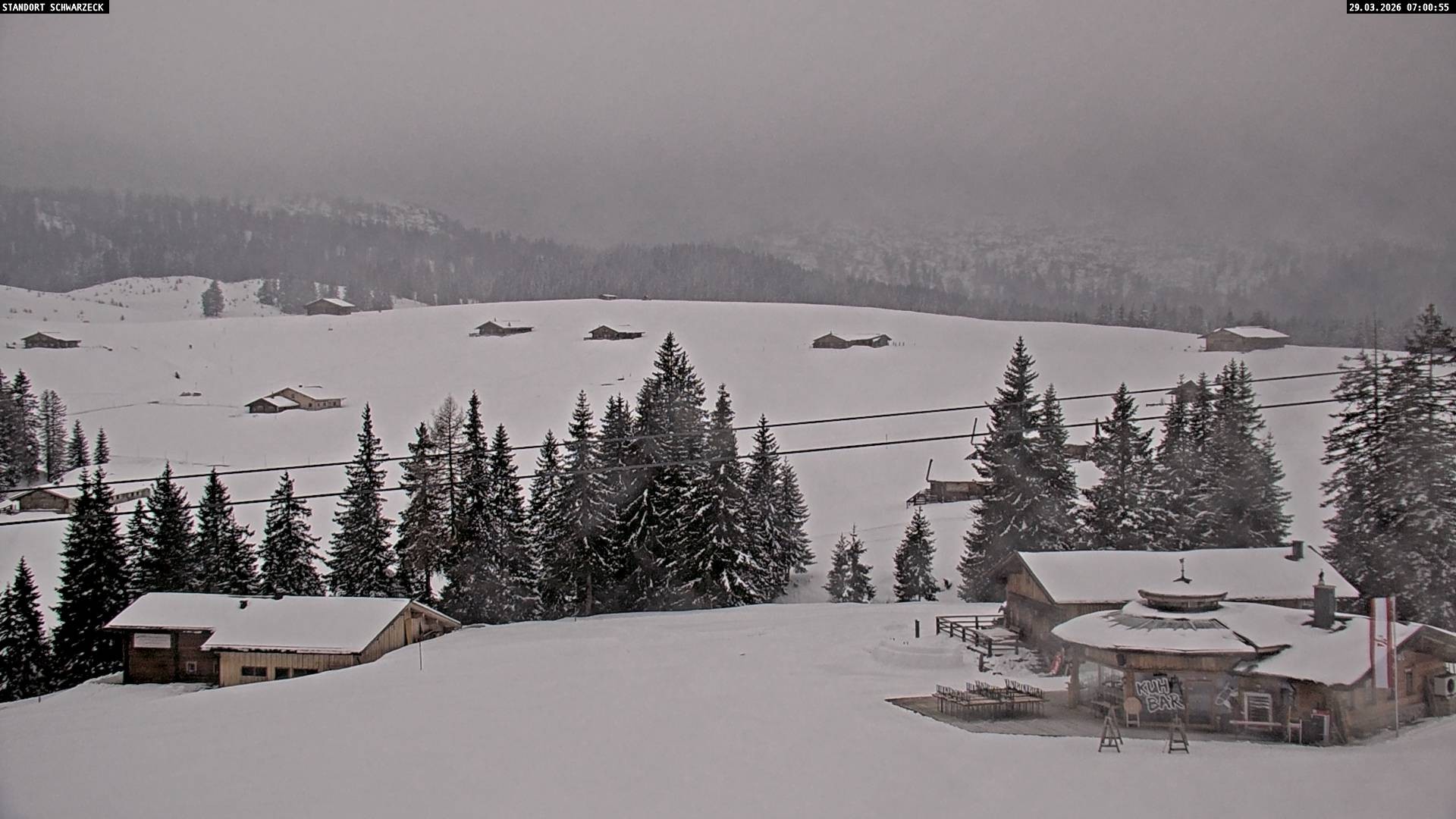 Archiv Foto Webcam Almenwelt Lofer: Rundwanderweg und Höhenloipe