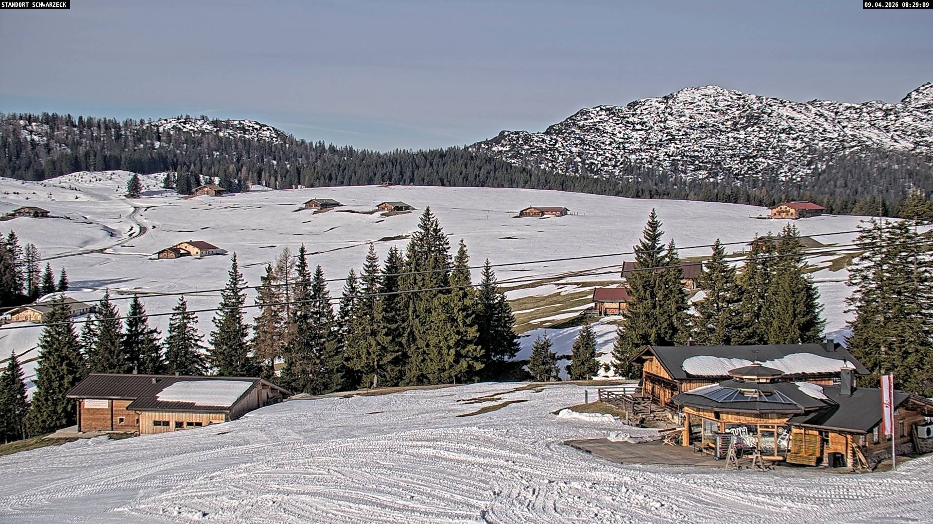 Archiv Foto Webcam Almenwelt Lofer: Rundwanderweg und Höhenloipe