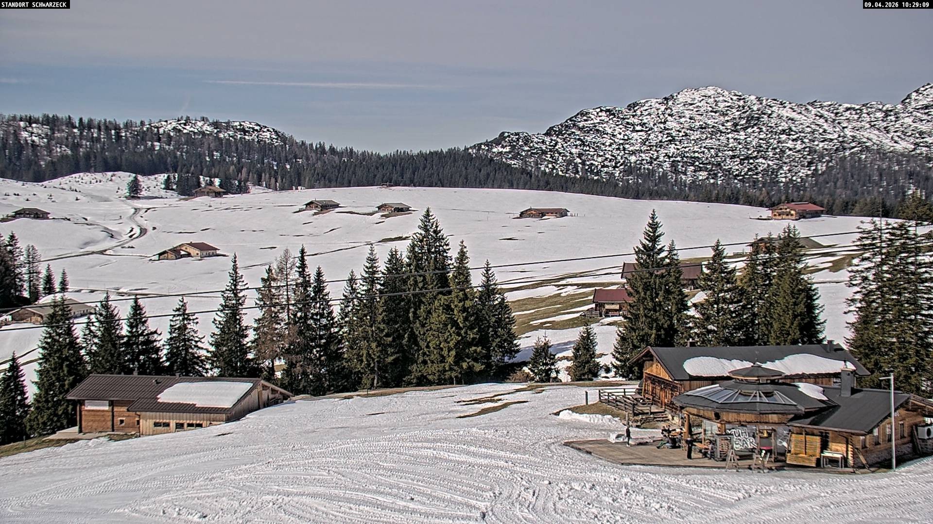 Archiv Foto Webcam Almenwelt Lofer: Rundwanderweg und Höhenloipe