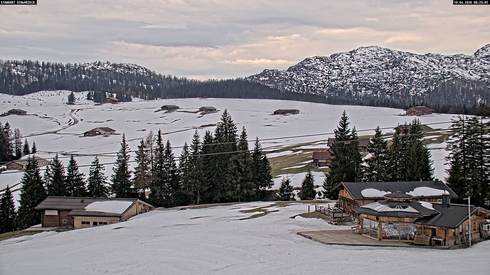 Archiv Foto Webcam Almenwelt Lofer: Rundwanderweg und Höhenloipe