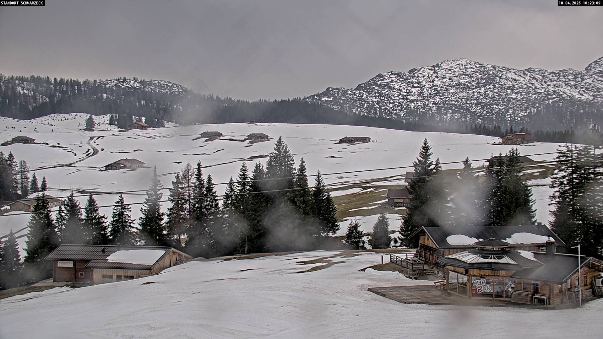 Archiv Foto Webcam Almenwelt Lofer: Rundwanderweg und Höhenloipe