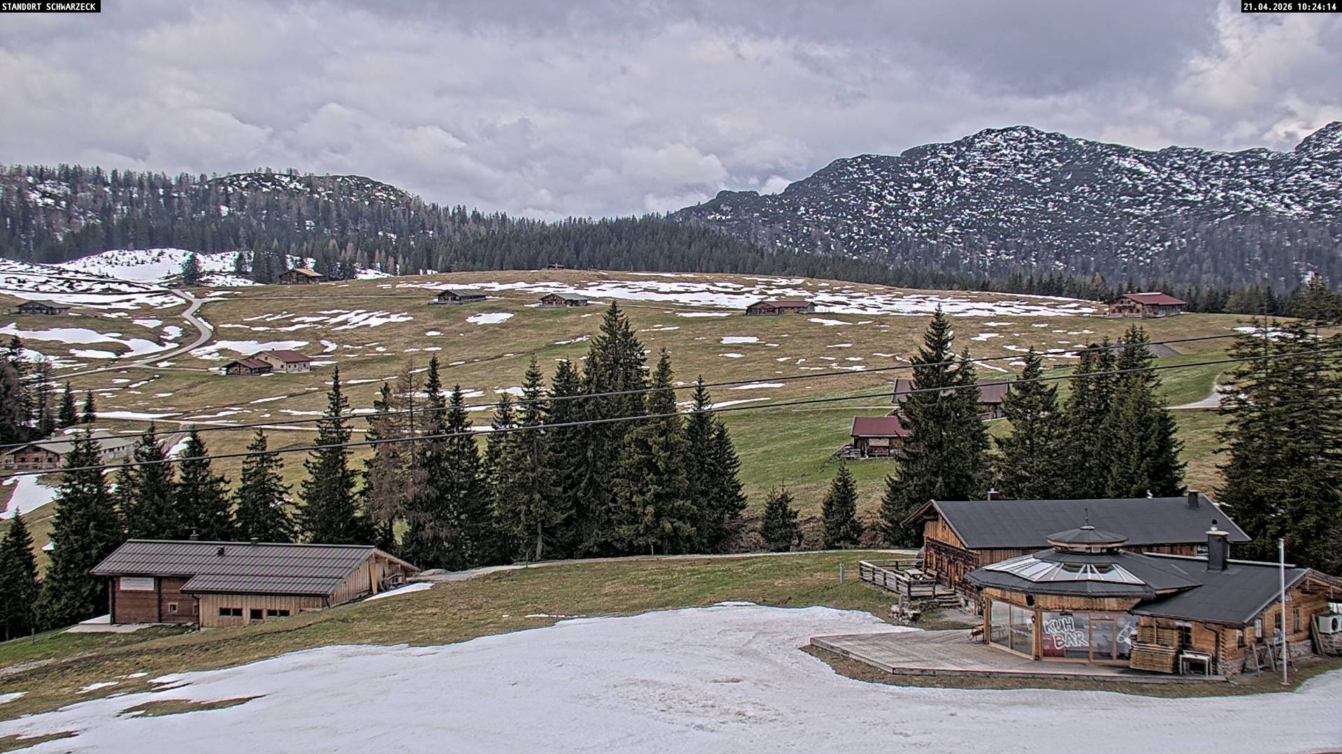 Archiv Foto Webcam Almenwelt Lofer: Rundwanderweg und Höhenloipe