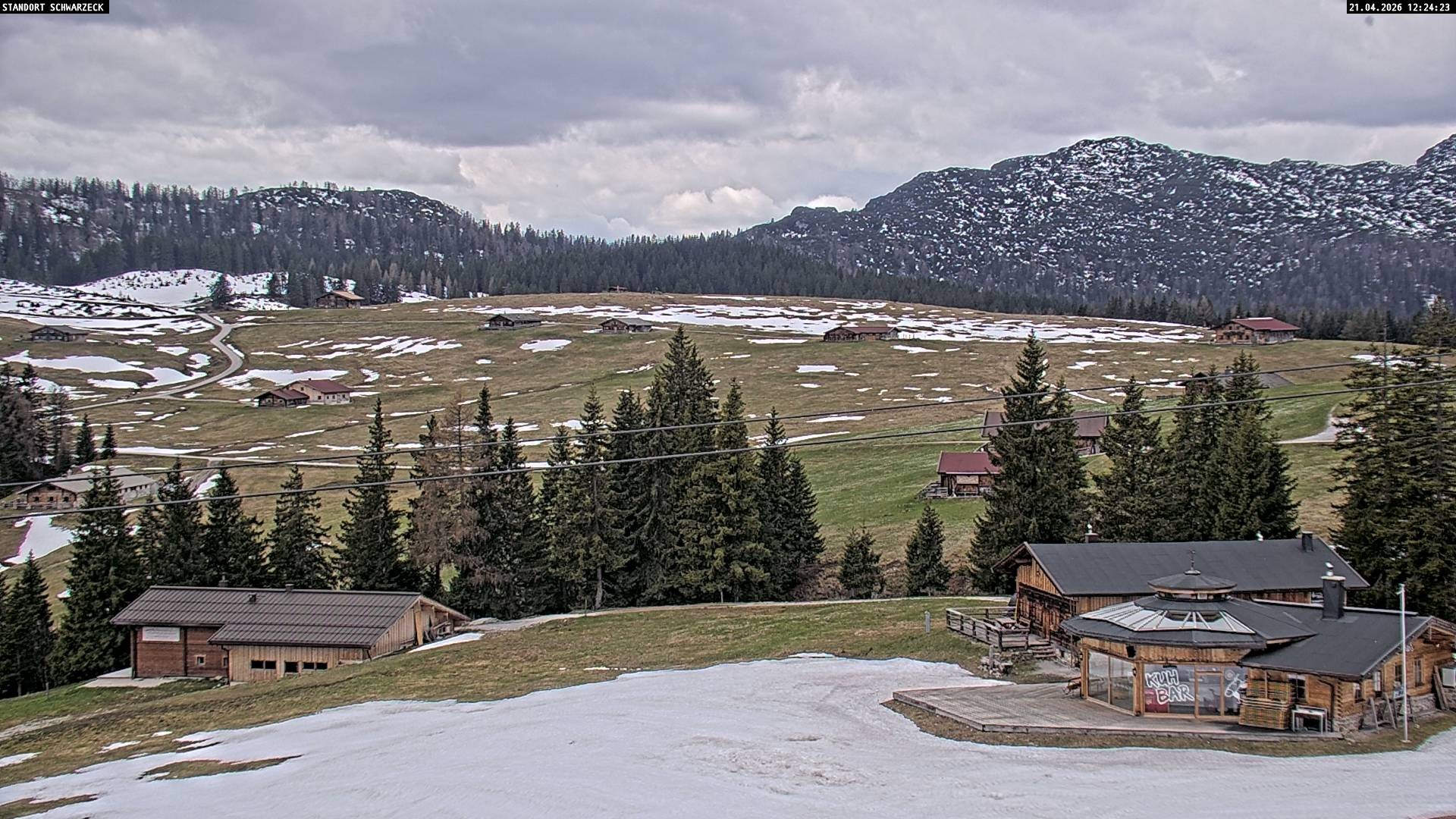 Archiv Foto Webcam Almenwelt Lofer: Rundwanderweg und Höhenloipe