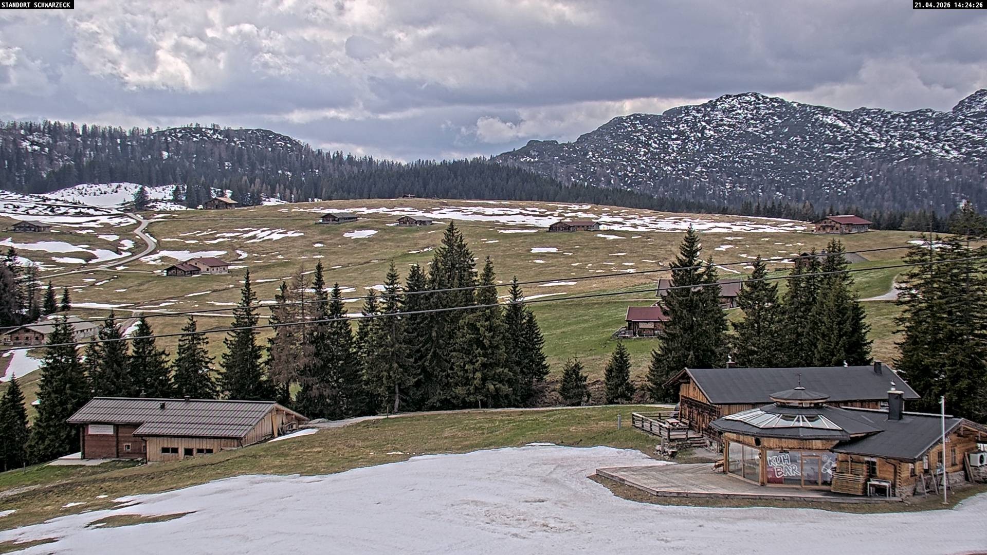 Archiv Foto Webcam Almenwelt Lofer: Rundwanderweg und Höhenloipe