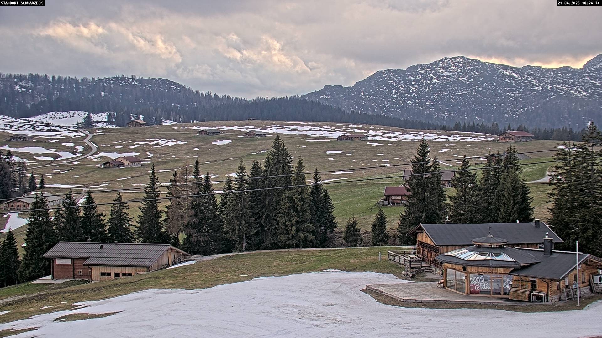 Archiv Foto Webcam Almenwelt Lofer: Rundwanderweg und Höhenloipe