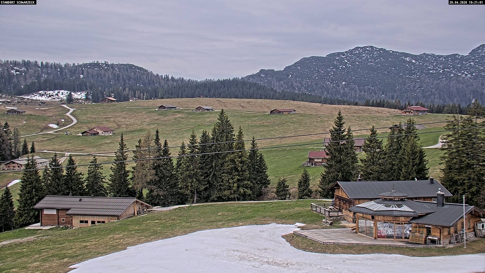 Archiv Foto Webcam Almenwelt Lofer: Rundwanderweg und Höhenloipe