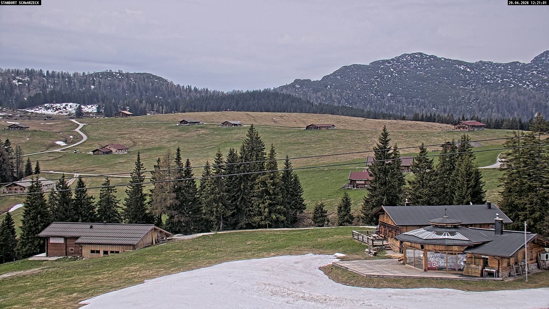 Archiv Foto Webcam Almenwelt Lofer: Rundwanderweg und Höhenloipe