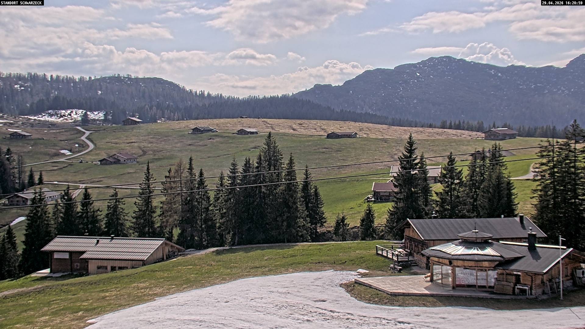 Archiv Foto Webcam Almenwelt Lofer: Rundwanderweg und Höhenloipe