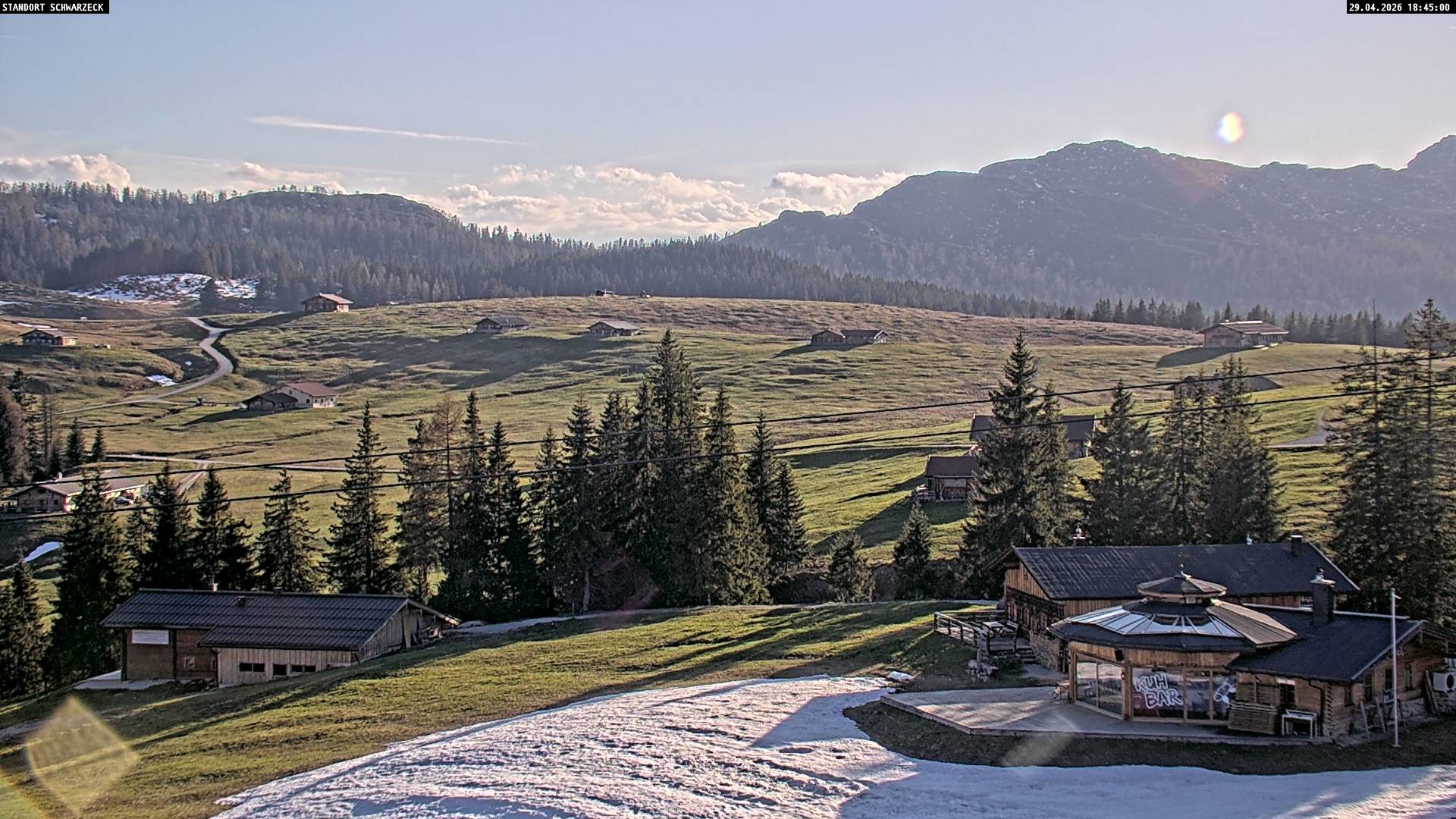 Archiv Foto Webcam Almenwelt Lofer: Rundwanderweg und Höhenloipe