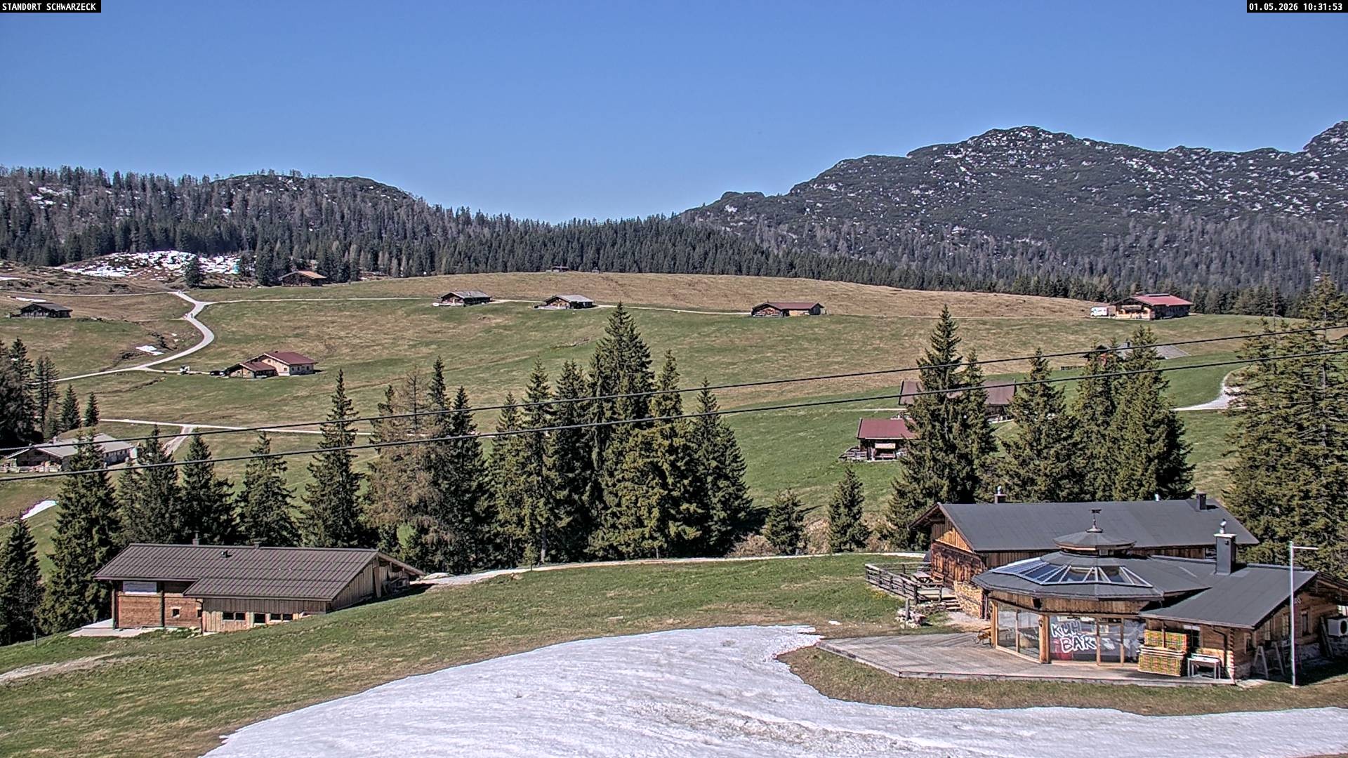 Archiv Foto Webcam Almenwelt Lofer: Rundwanderweg und Höhenloipe