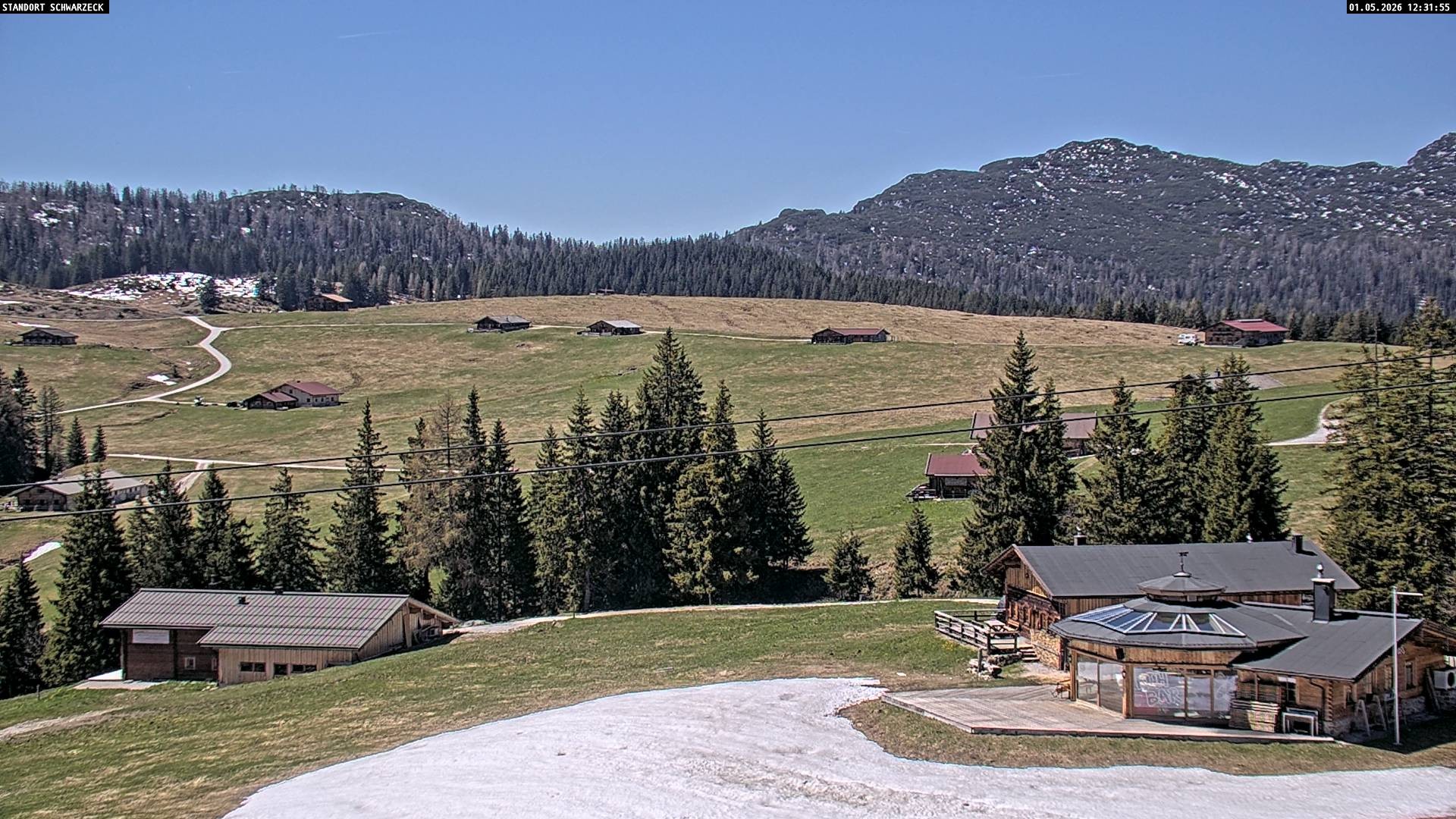 Archiv Foto Webcam Almenwelt Lofer: Rundwanderweg und Höhenloipe