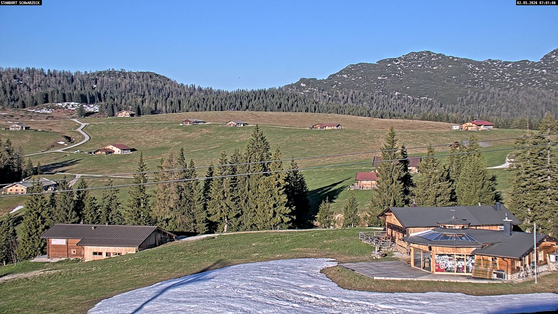 Archiv Foto Webcam Almenwelt Lofer: Rundwanderweg und Höhenloipe