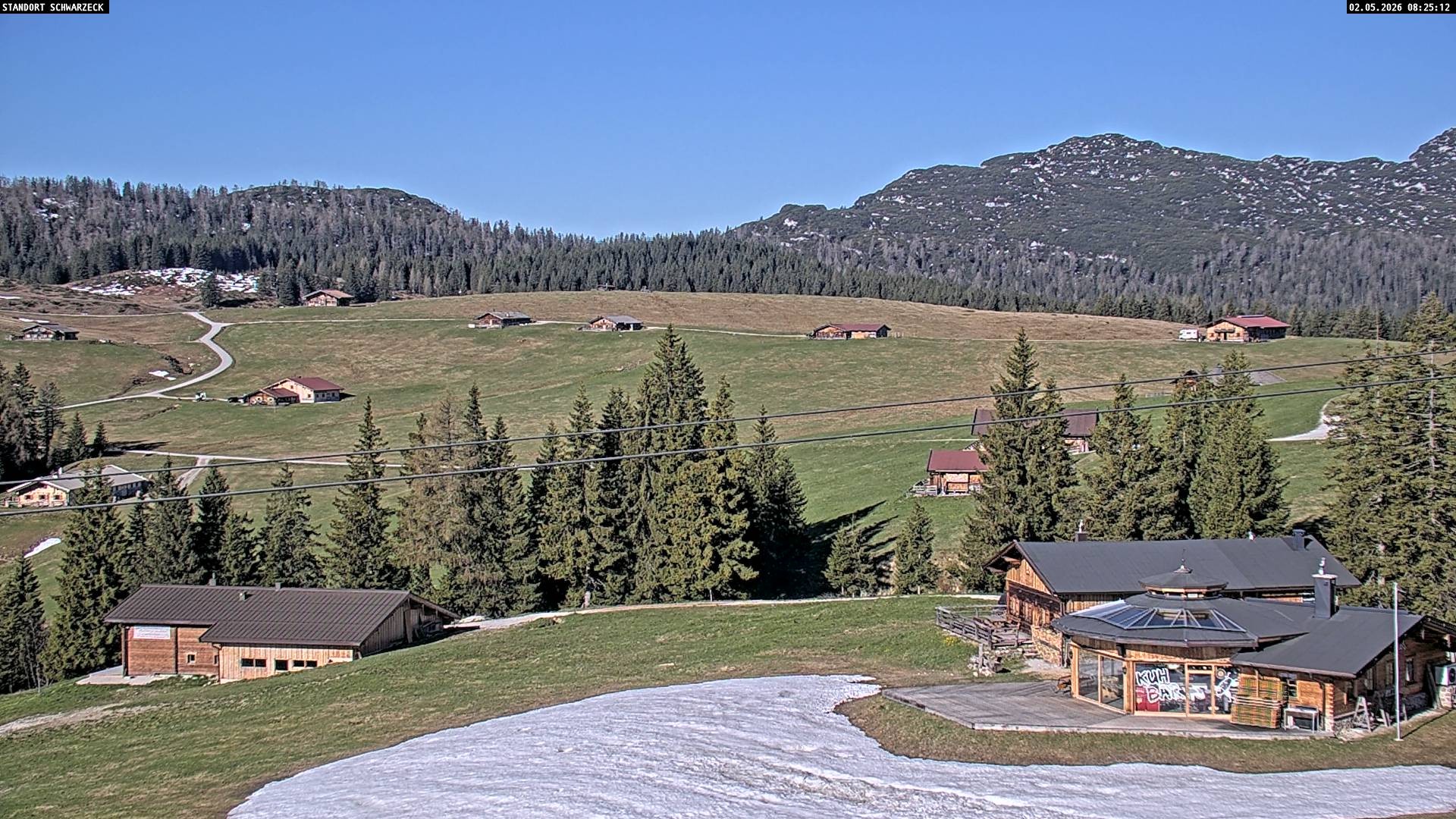 Archiv Foto Webcam Almenwelt Lofer: Rundwanderweg und Höhenloipe