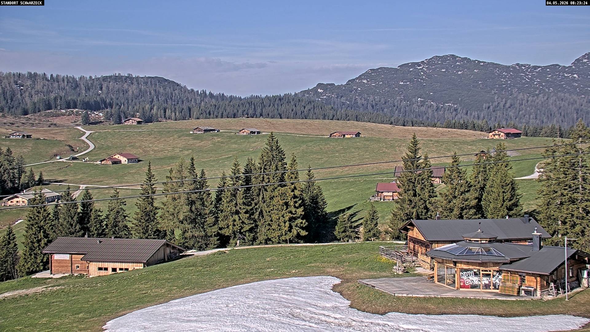 Archiv Foto Webcam Almenwelt Lofer: Rundwanderweg und Höhenloipe