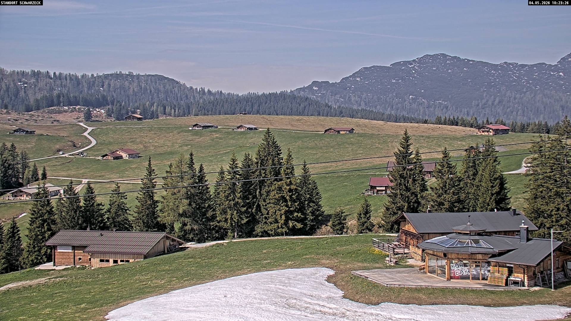 Archiv Foto Webcam Almenwelt Lofer: Rundwanderweg und Höhenloipe