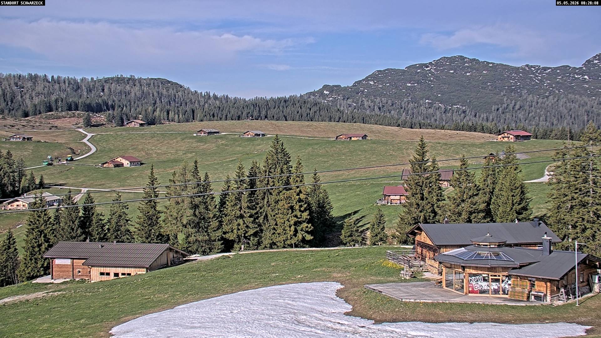 Archiv Foto Webcam Almenwelt Lofer: Rundwanderweg und Höhenloipe